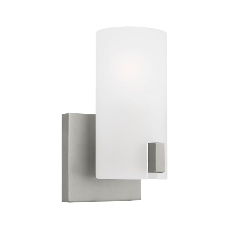 Visual Comfort DJV1101 Rhode 1-lt 10" Tall Small Vanity Light - Brushed Steel