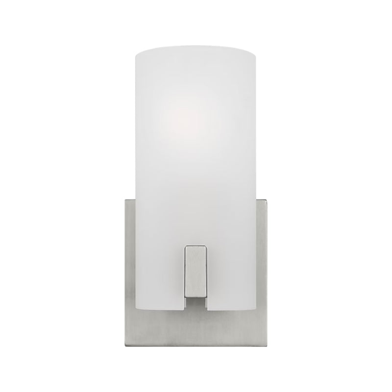 Visual Comfort DJV1101 Rhode 1-lt 10" Tall Small Vanity Light - Brushed Steel