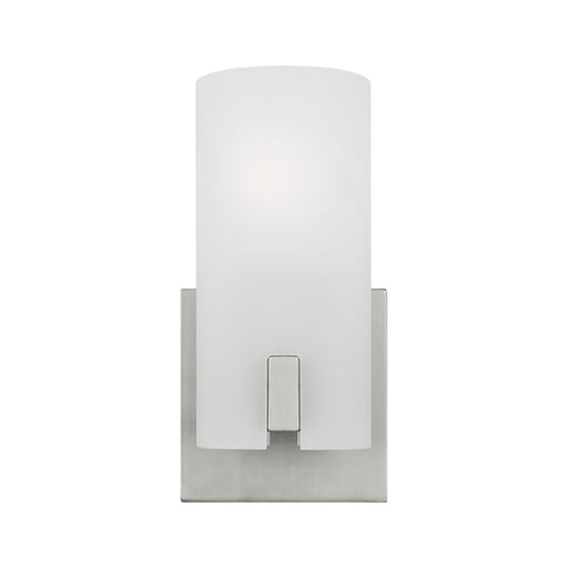 Visual Comfort DJV1101 Rhode 1-lt 10" Tall Small Vanity Light - Brushed Steel