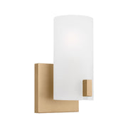 Visual Comfort DJV1101 Rhode 1-lt 10" Tall Small Vanity Light - Satin Brass