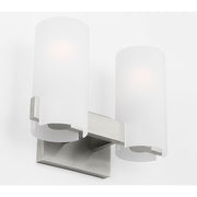 Visual Comfort DJV1102 Rhode 2-lt 12" Medium Vanity Light - Brushed Steel