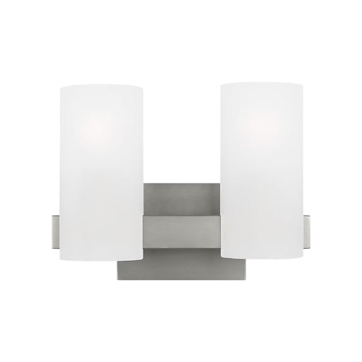 Visual Comfort DJV1102 Rhode 2-lt 12" Medium Vanity Light - Brushed Steel