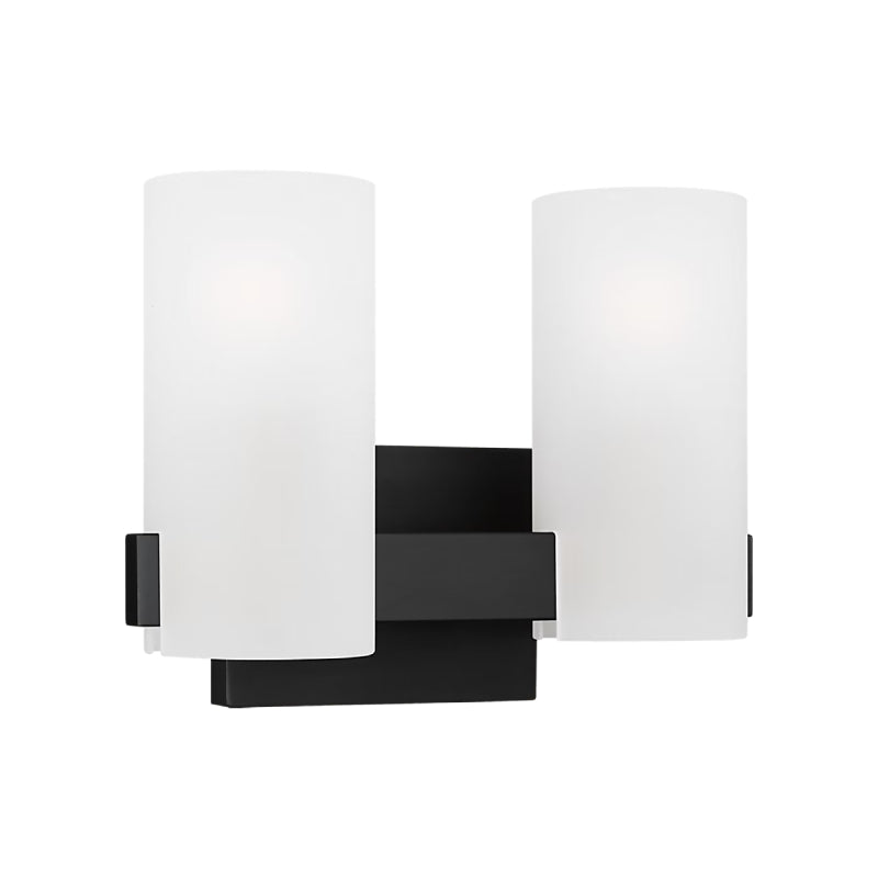 Visual Comfort DJV1102 Rhode 2-lt 12" Medium Vanity Light - Midnight Black