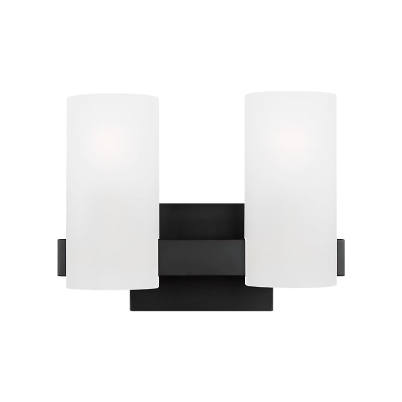 Visual Comfort DJV1102 Rhode 2-lt 12" Medium Vanity Light - Midnight Black