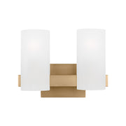 Visual Comfort DJV1102 Rhode 2-lt 12" Medium Vanity Light - Satin Brass