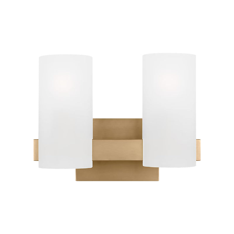 Visual Comfort DJV1102 Rhode 2-lt 12" Medium Vanity Light - Satin Brass