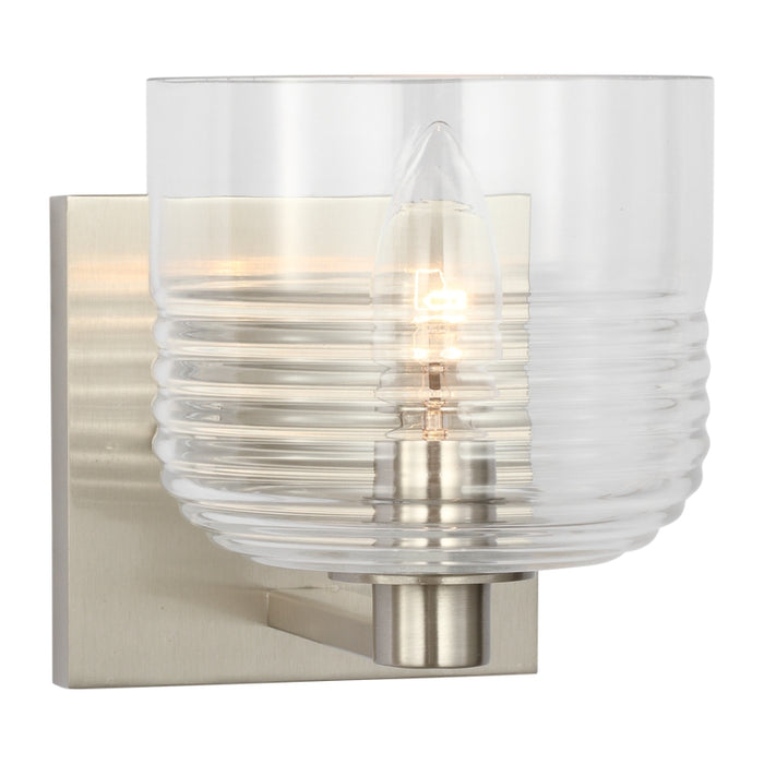 Visual Comfort DJV1111 Lochdale 1-lt 6" Tall Wall Sconce - Brushed Nickel