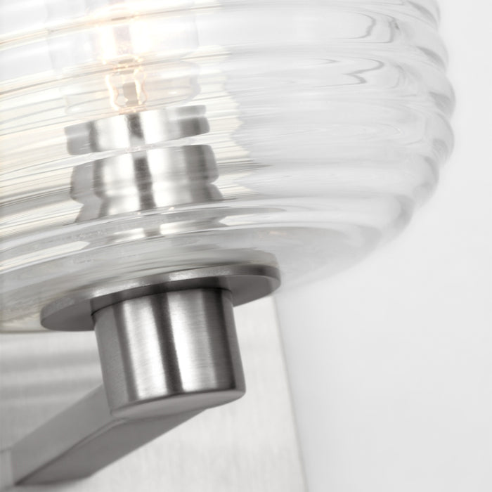 Visual Comfort DJV1111 Lochdale 1-lt 6" Tall Wall Sconce - Brushed Nickel
