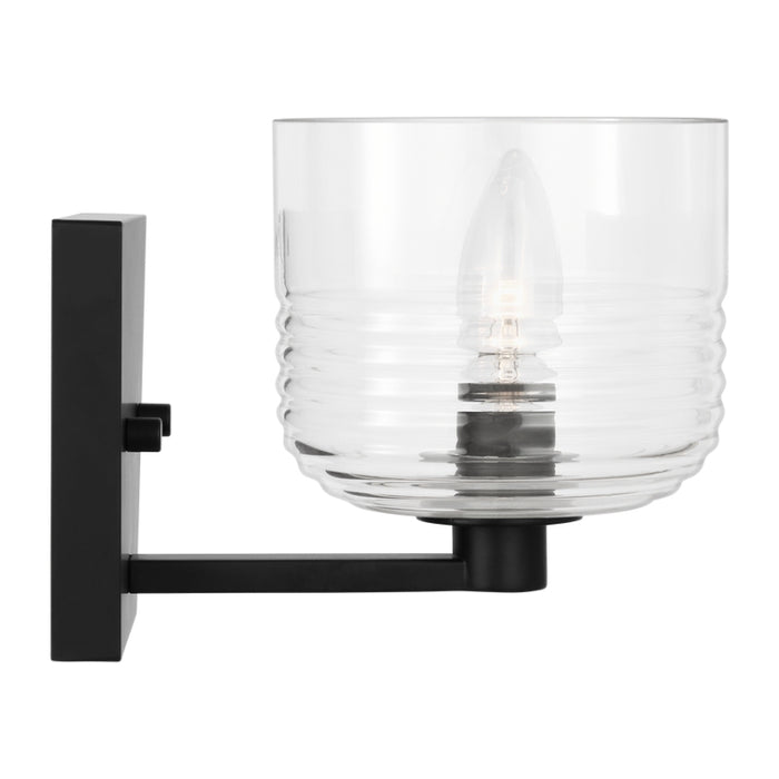 Visual Comfort DJV1111 Lochdale 1-lt 6" Tall Wall Sconce - Midnight Black