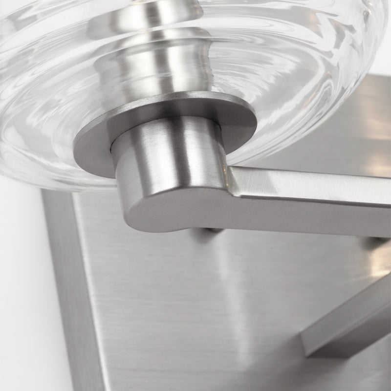 Visual Comfort DJV1112 Lochdale 2-lt 15" Medium Vanity Light - Brushed Nickel