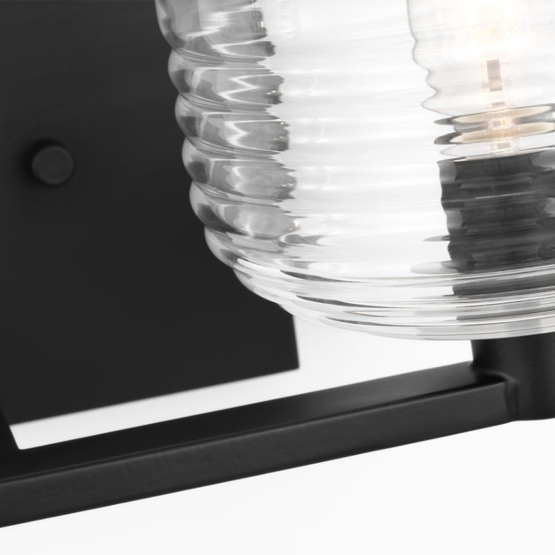 Visual Comfort DJV1112 Lochdale 2-lt 15" Medium Vanity Light - Midnight Black
