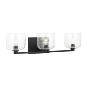 Visual Comfort DJV1113 Lochdale 3-lt 24" Large Vanity Light - Midnight Black