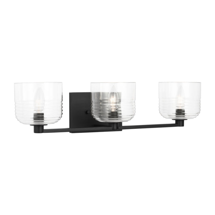 Visual Comfort DJV1113 Lochdale 3-lt 24" Large Vanity Light - Midnight Black