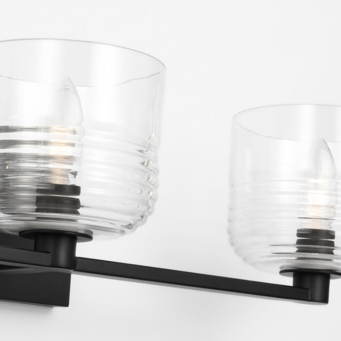 Visual Comfort DJV1113 Lochdale 3-lt 24" Large Vanity Light - Midnight Black