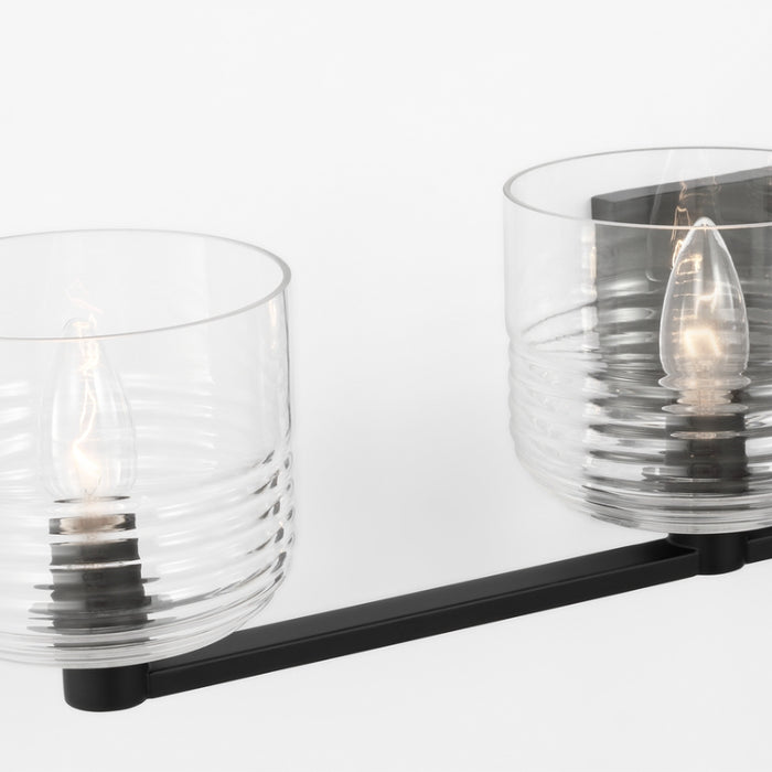 Visual Comfort DJV1114 Lochdale 4-lt 34" Extra Large Vanity Light - Midnight Black