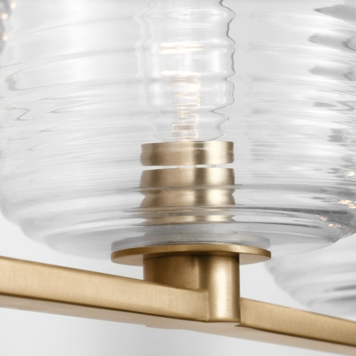 Visual Comfort DJV1114 Lochdale 4-lt 34" Extra Large Vanity Light - Satin Brass