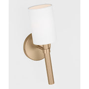 Visual Comfort DJW1061 Manor 1-lt 14" Tall Wall Sconce - Satin Brass