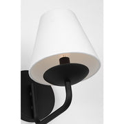 Visual Comfort DJW1071 Albion 1-lt 8" Tall Small Wall Sconce - Midnight Black