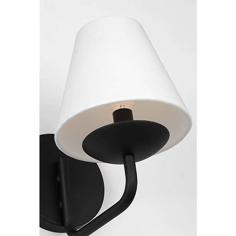 Visual Comfort DJW1071 Albion 1-lt 8" Tall Small Wall Sconce - Midnight Black