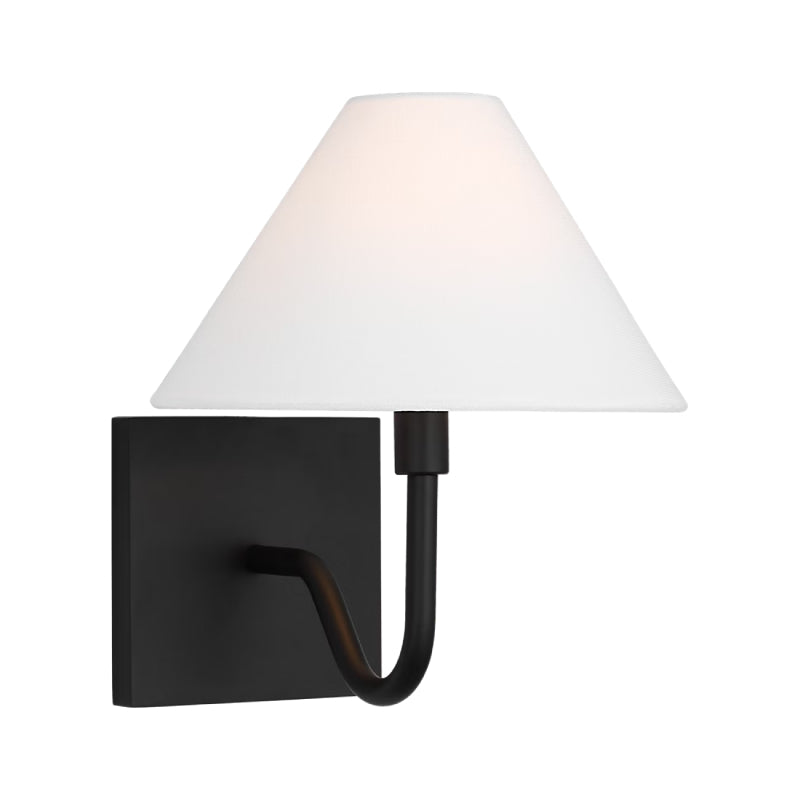Visual Comfort DJW1081 Eldon 1-lt 9" Tall Wall Sconce - Midnight Black
