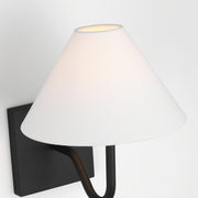 Visual Comfort DJW1081 Eldon 1-lt 9" Tall Wall Sconce - Midnight Black