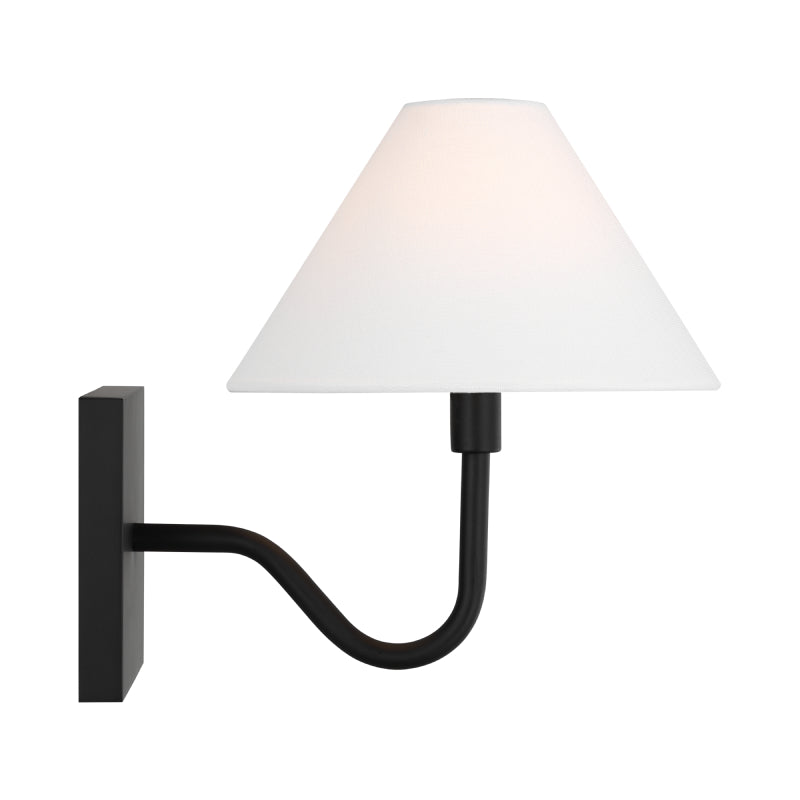 Visual Comfort DJW1081 Eldon 1-lt 9" Tall Wall Sconce - Midnight Black