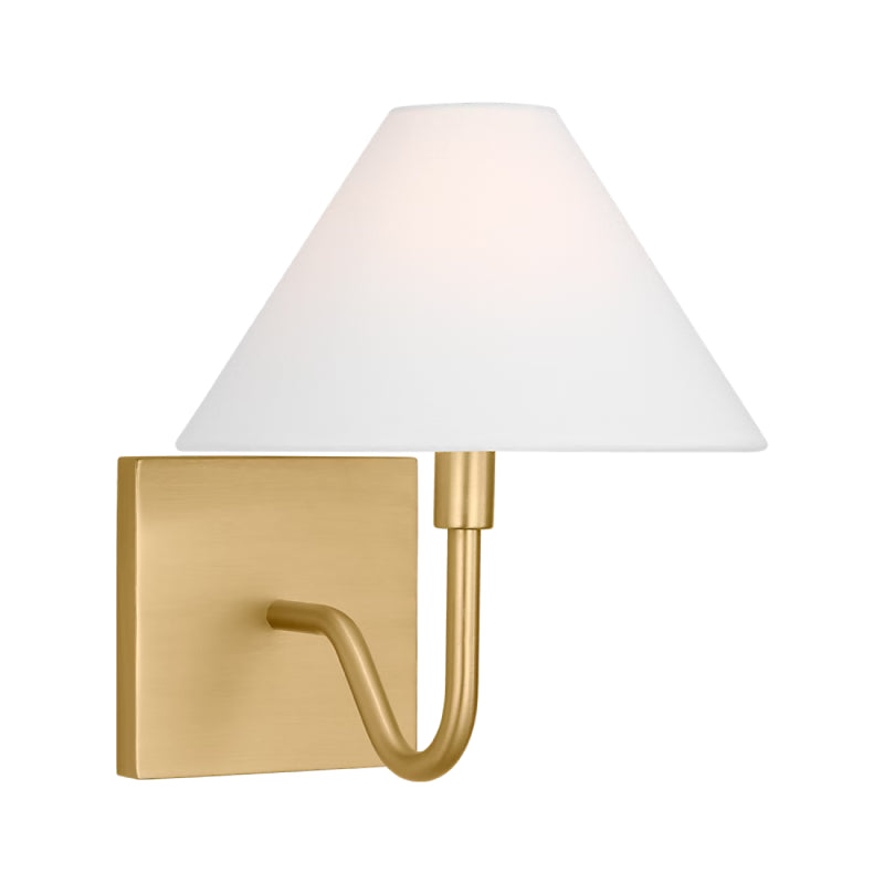 Visual Comfort DJW1081 Eldon 1-lt 9" Tall Wall Sconce - Satin Brass