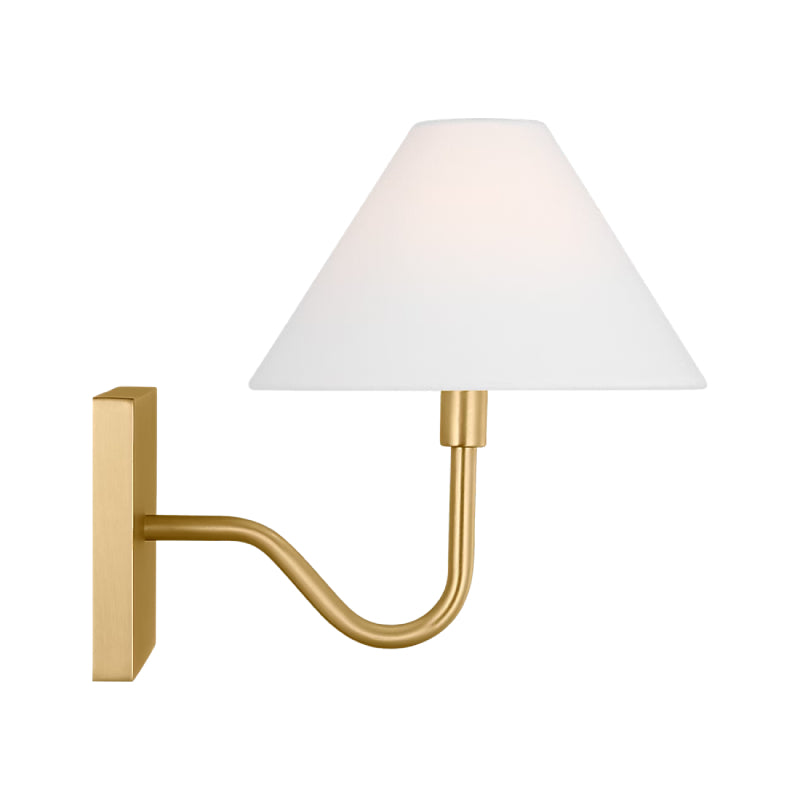 Visual Comfort DJW1081 Eldon 1-lt 9" Tall Wall Sconce - Satin Brass