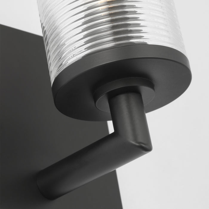 Visual Comfort DJW1101 Sarita 1-lt 11" Small Wall Sconce - Midnight Black