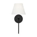 Visual Comfort DJW1111 Elsay 1-lt 16" Tall Small Wall Sconce - Midnight Black