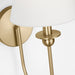 Visual Comfort DJW1111 Elsay 1-lt 16" Tall Small Wall Sconce - Satin Brass
