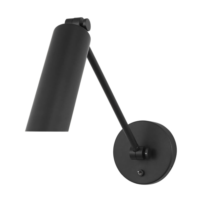 Visual Comfort DJW1121 Frasar 1-lt 11" Tall Medium Arm Wall Sconce - Midnight Black