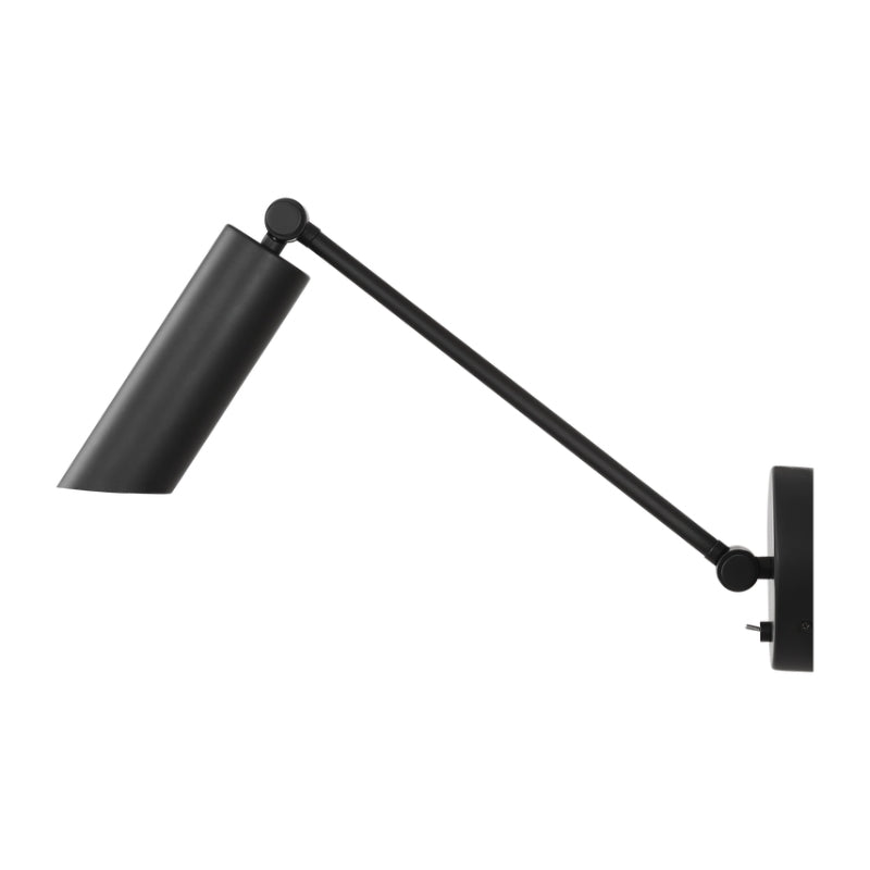 Visual Comfort DJW1121 Frasar 1-lt 11" Tall Medium Arm Wall Sconce - Midnight Black