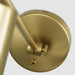 Visual Comfort DJW1121 Frasar 1-lt 11" Tall Medium Arm Wall Sconce - Satin Brass