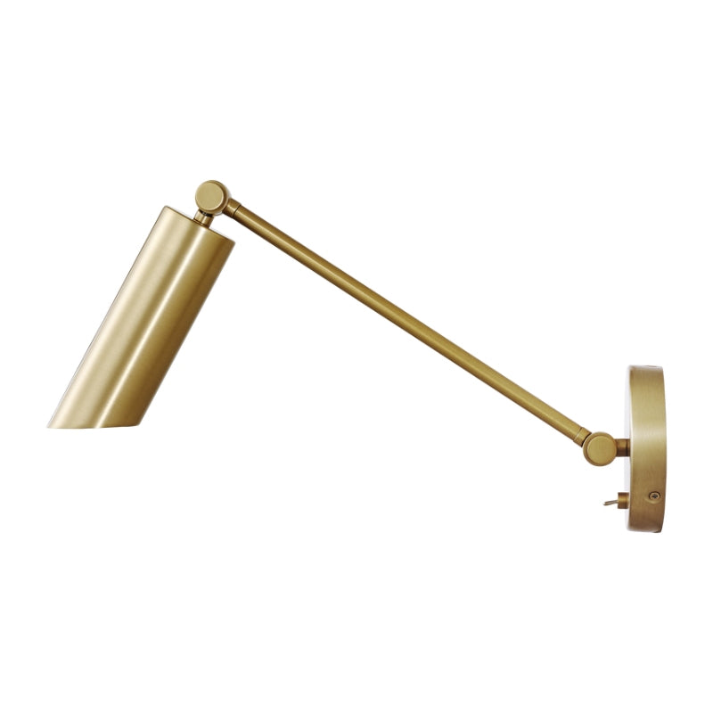 Visual Comfort DJW1121 Frasar 1-lt 11" Tall Medium Arm Wall Sconce - Satin Brass