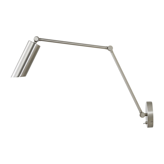 Visual Comfort DJW1131 Frasar 1-lt 11" Tall Large  Arm Wall Sconce - Brushed Nickel