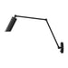 Visual Comfort DJW1131 Frasar 1-lt 11" Tall Large  Arm Wall Sconce - Midnight Black