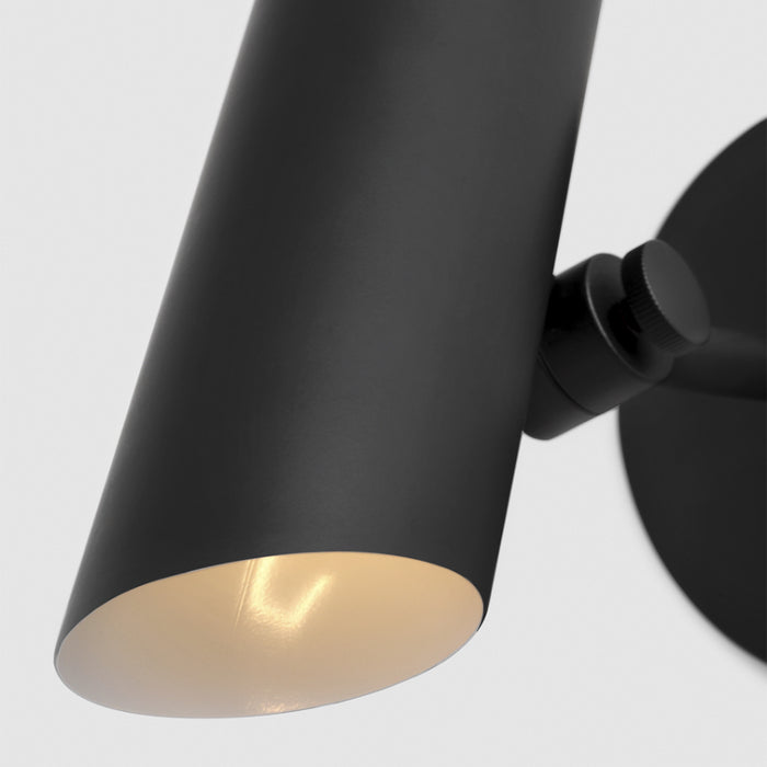 Visual Comfort DJW1141 Frasar 1-lt 8" Tall Small Wall Sconce - Midnight Black