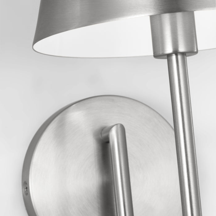 Visual Comfort DJW1151 Ender 1-lt 12" Tall Small Wall Sconce - Brushed Nickel