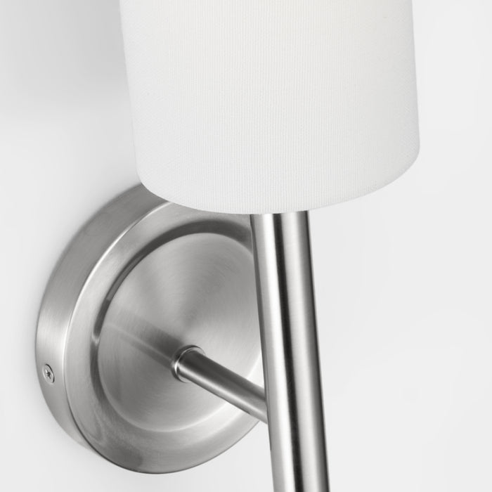 Visual Comfort DJW1161 Egmont 1-lt 18" Tall Wall Sconce - Brushed Nickel