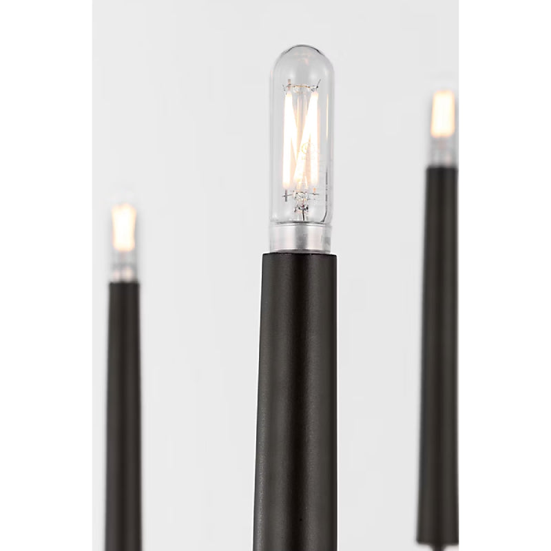 Visual Comfort EC1198 Lois 8-lt 34" Chandelier - Aged Iron