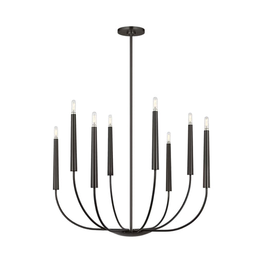 Visual Comfort EC1198 Lois 8-lt 34" Chandelier - Aged Iron
