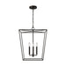 Visual Comfort EC1344 Viota 4-lt 18" Medium Lantern Pendant - Aged Iron