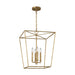 Visual Comfort EC1344 Viota 4-lt 18" Medium Lantern Pendant - Casted Gild