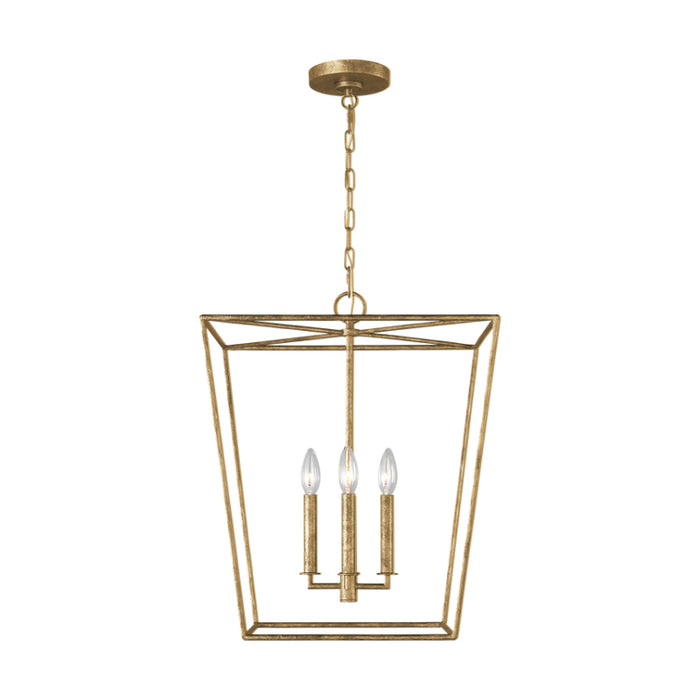 Visual Comfort EC1344 Viota 4-lt 18" Medium Lantern Pendant - Casted Gild