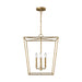 Visual Comfort EC1344 Viota 4-lt 18" Medium Lantern Pendant - Casted Gild