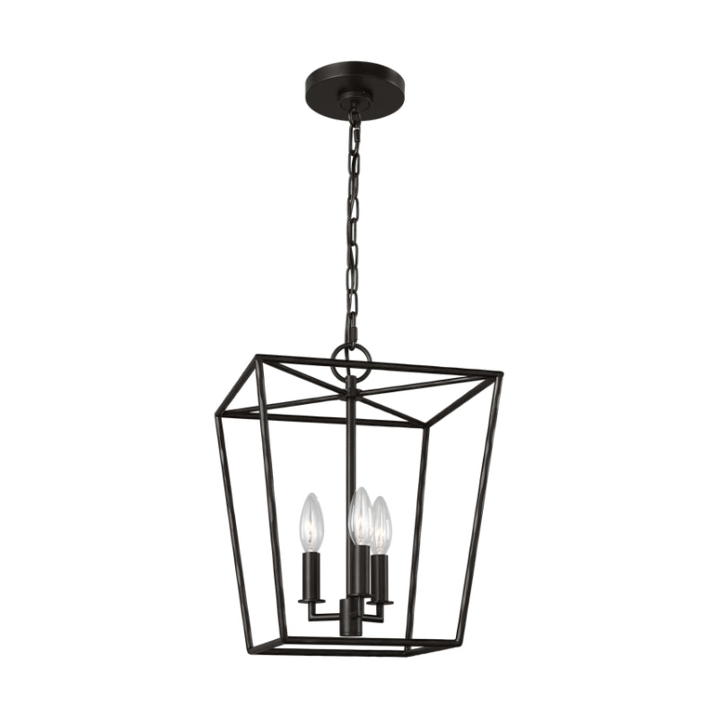 Visual Comfort EC1353 Viota 3-lt 12" Small Lantern Pendant