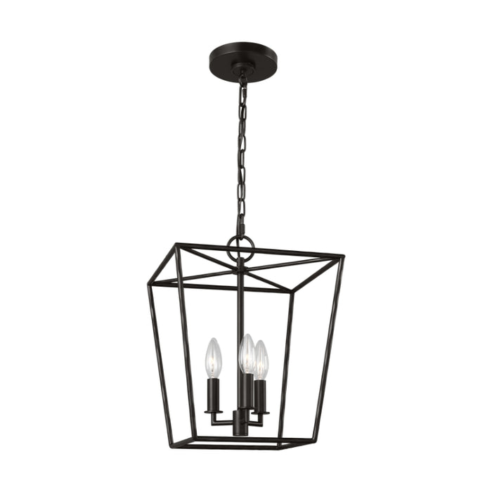 Visual Comfort EC1353 Viota 3-lt 12" Small Lantern Pendant