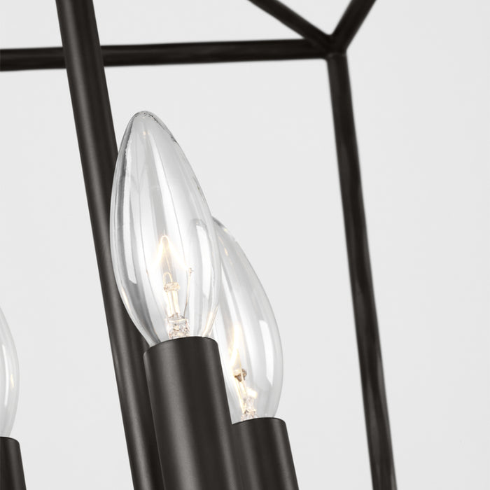 Visual Comfort EC1353 Viota 3-lt 12" Small Lantern Pendant