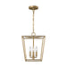 Visual Comfort EC1353 Viota 3-lt 12" Small Lantern Pendant - Casted Gild